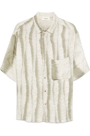A PAPER KID Camisa con rayas estampadas