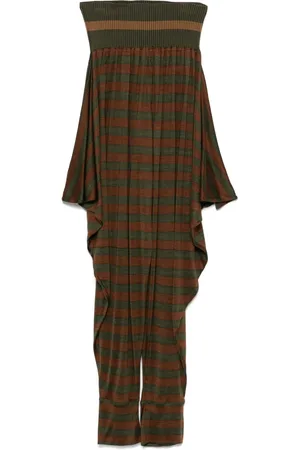 Jean Paul Gaultier Pantalones con motivo de rayas 1980