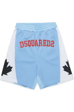 Dsquared2 Bermudas de basquetbol con logo estampado