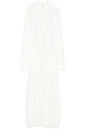 Totême Vestido camisero largo Parachute