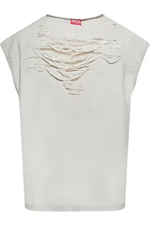 Diesel Playera con detalles rasgados
