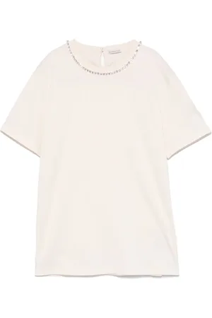 Moncler Playera con detalles de cristal