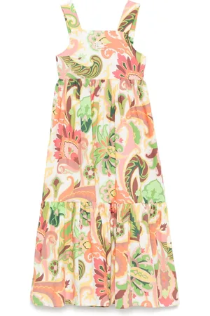 Etro Vestido con estampado de cachemira