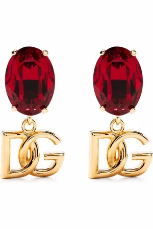 Dolce & Gabbana Aretes con dije del logo