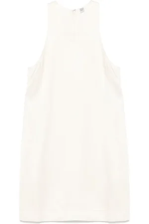 Totême Vestido corto con escote redondo
