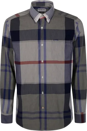 Barbour Camisa con motivo de cuadros tartán