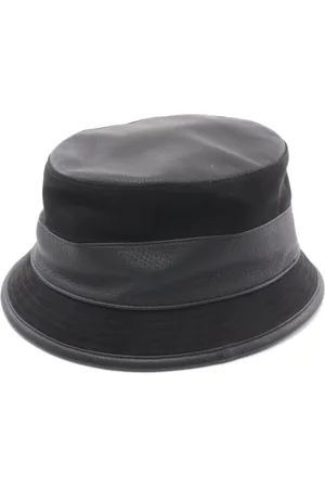 Hermès Gorro de pescador con paneles de gamuza 2010