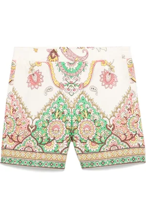 Etro Shorts con motivo de cachemira