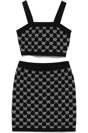 Twin-Set Set de falda con logo en jacquard (set de 2 piezas)