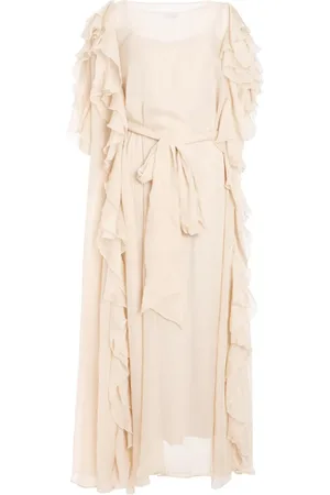 Baruni Slip dress removible con volantes
