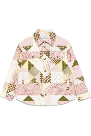 Etro Chamarra con estampado patchwork