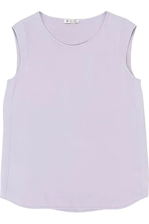 Loro Piana Top con cuello redondo