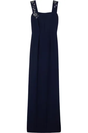 ST. JOHN Vestido con aplique floral