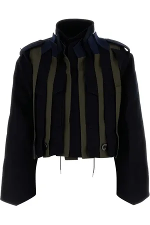SACAI Chamarra bomber con paneles