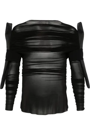 Rick Owens Playera con detalle drapeado