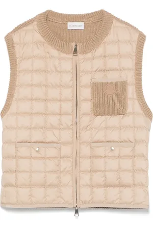Moncler Chaleco con panel tricot