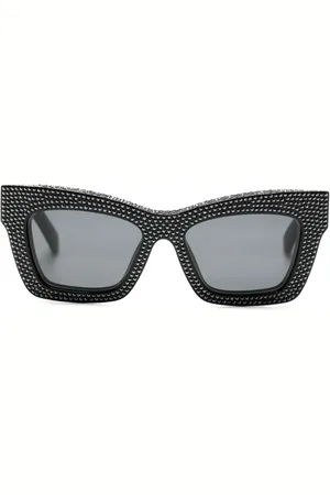 Salvatore Ferragamo Lentes de sol con detalles de cristal
