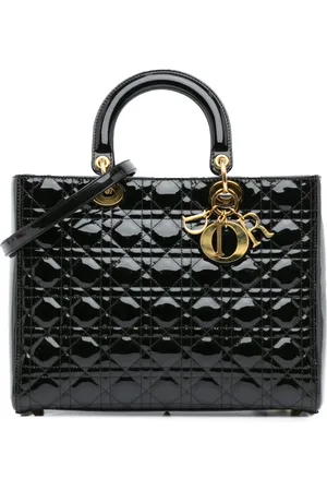 Dior Bolsa satchel Large Patent Cannage Lady Dior 2011