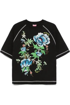 Kenzo Playera Peonies