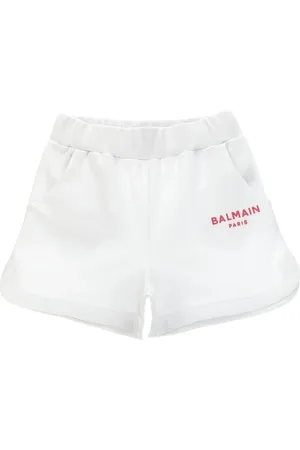 Balmain Shorts con logo en relieve
