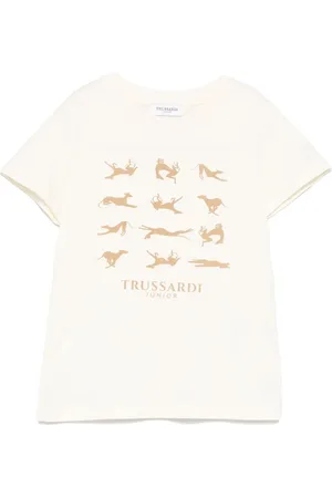 Trussardi Playera con estampado gráfico