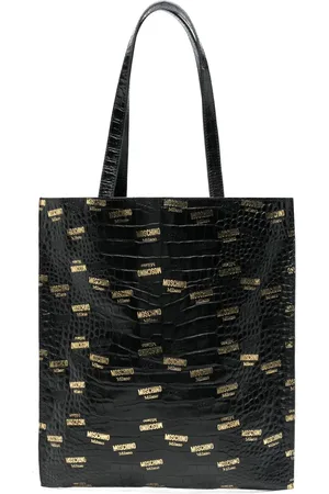 Moschino Tote con logo estampado