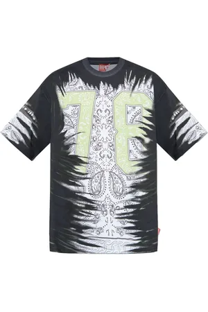 Diesel Playera con estampado de bandana
