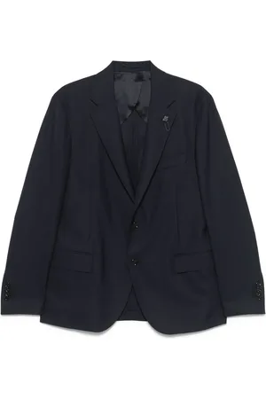 LARDINI Blazer con detalle de broche