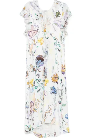 Dorothee Schumacher Vestido midi Floral Twist