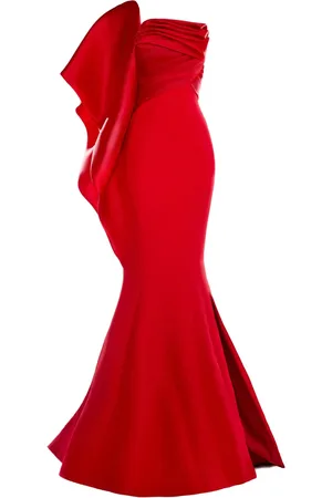 Gaby Charbachy Vestido de fiesta asimétrico