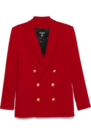 Balmain Blazer con botones de cabeza de león