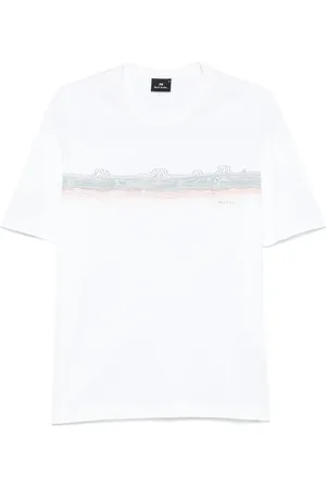 Paul Smith Playera con estampado Desert Stripe