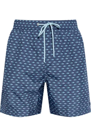 Paul & Shark Shorts de playa con tiburones estampados