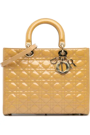 Dior Bolsa satchel Large Patent Cannage Lady Dior 2012