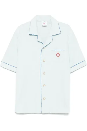 Casablanca Camisa con parche del logo