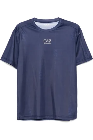 EA7 Playera con logo estampado
