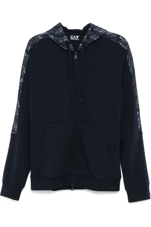 EA7 Hoodie con logo estampado