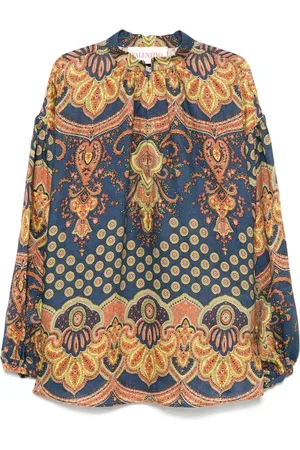 VALENTINO GARAVANI Camisa Lino Voyage Imaginaire