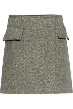 Sportmax Falda corta con motivo de espiga
