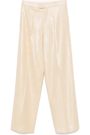 FEDERICA TOSI Pantalones bordados con lentejuelas