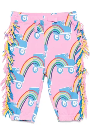Stella McCartney Pants con estampado Rollerskate Rainbow