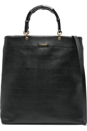 Jil Sander Tote con efecto de piel de cocodrilo