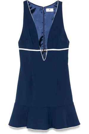 Elisabetta Franchi Vestido corto con detalle horsebit