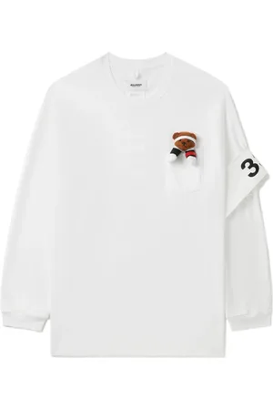DOUBLET Playera con motivo de oso