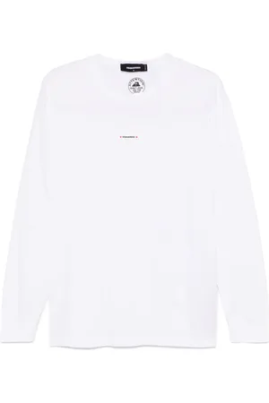 Dsquared2 Playera con logo de goma