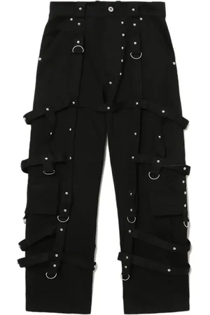We11 Done Pantalones cargo con apliques