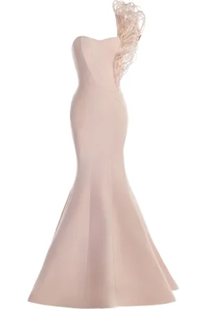 Gaby Charbachy Vestido de fiesta con diseño strapless
