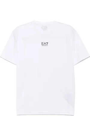 EA7 Playera con logo estampado