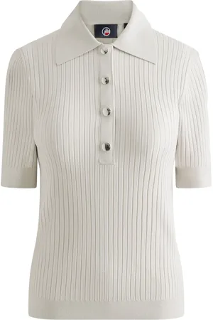 Fusalp Playera tipo polo tejida
