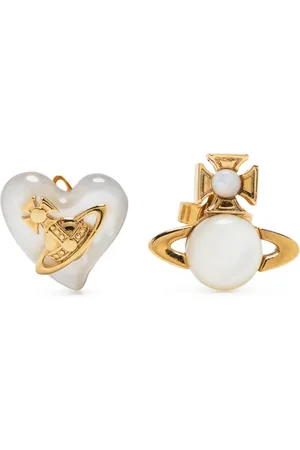 Vivienne Westwood Aretes asimétricos con motivo Orb